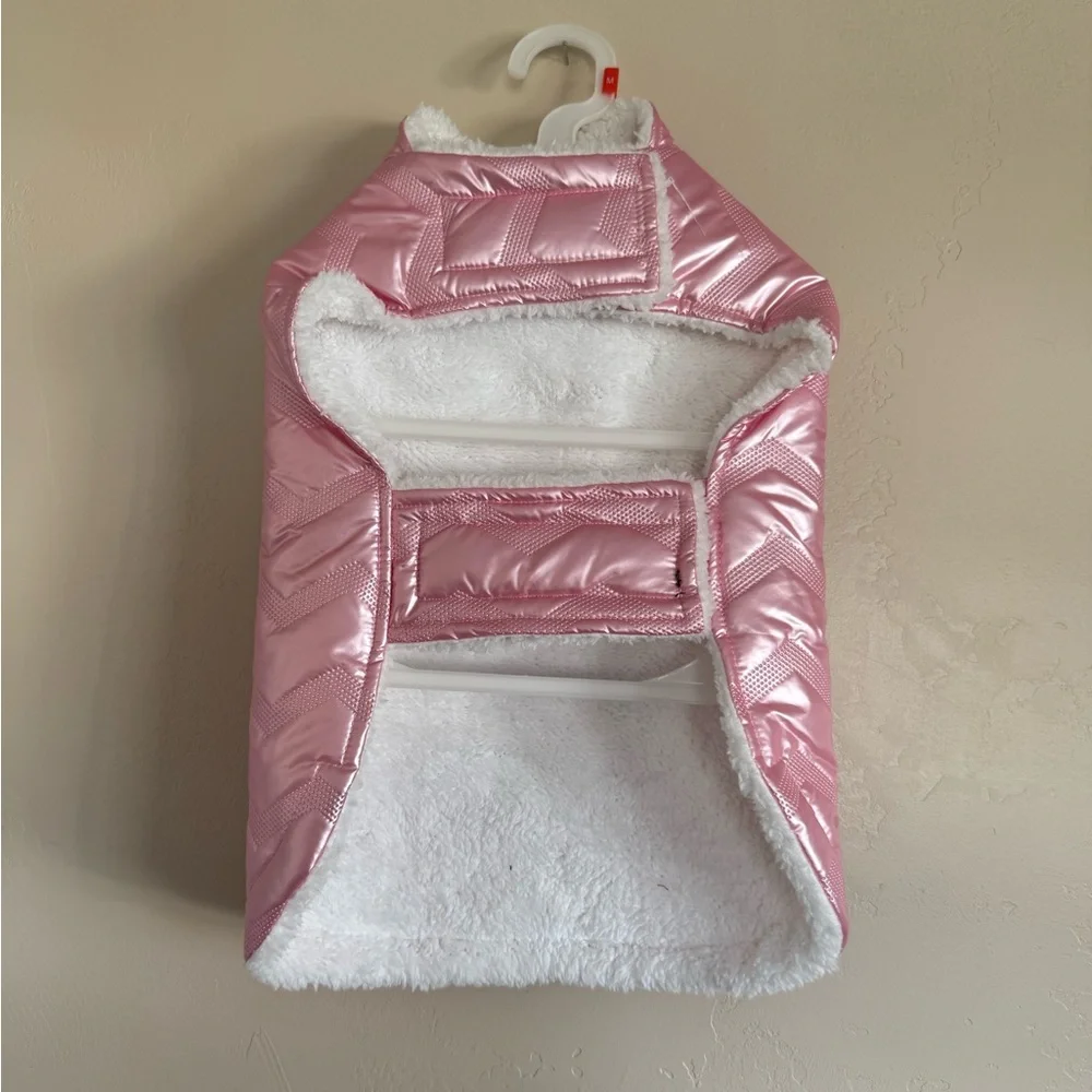 Pet Dog Pink Quilted Jacket